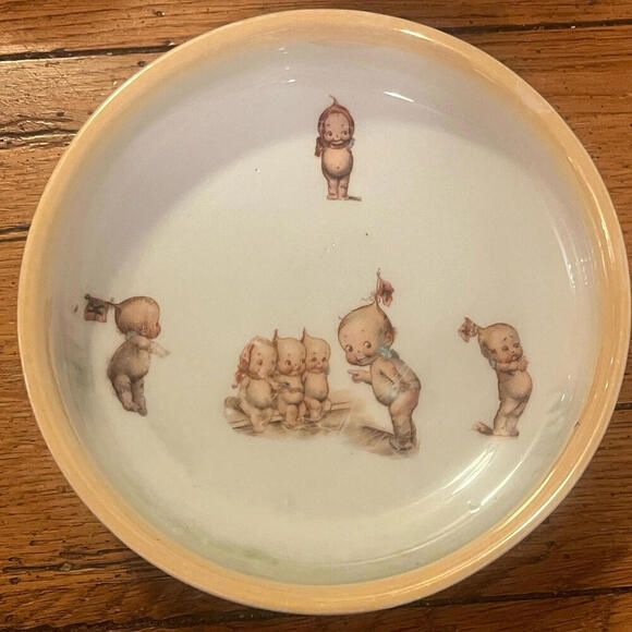 Kewpie Dish Germany Rose O’Neill Germany Stamped Kewpie Early 20th Century - Picture 1 of 9